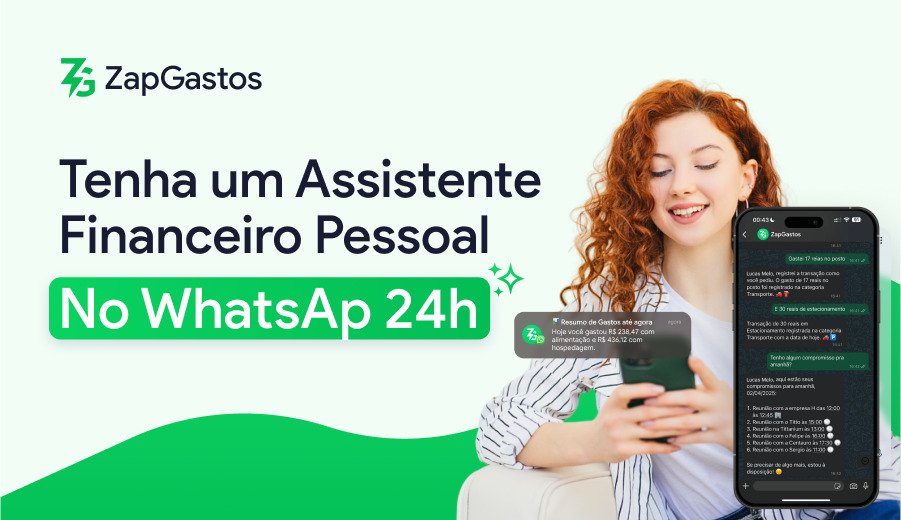 Assistente Financeiro no WhatsApp melhor que planilha financeira