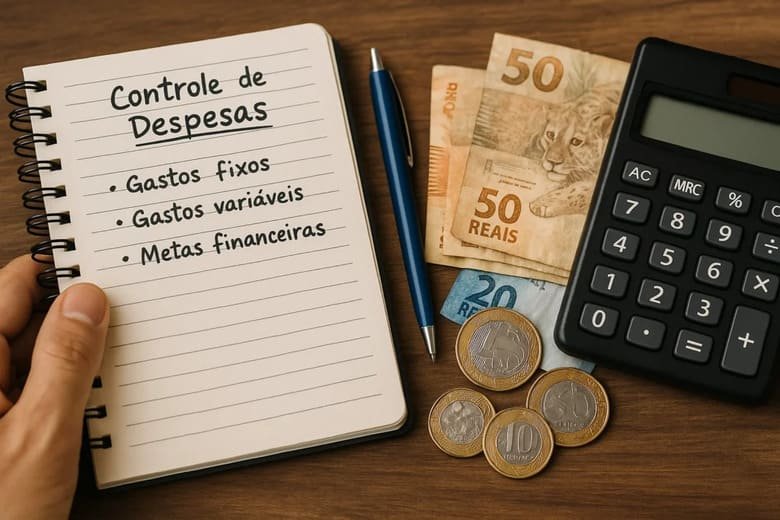 organização financeira pessoal