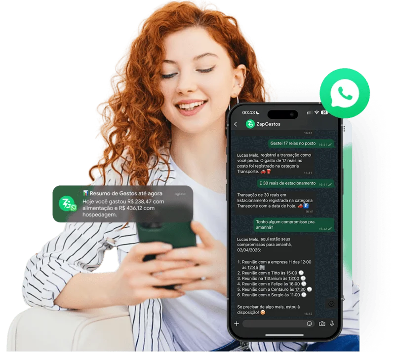 assistente financeiro ia whatsapp