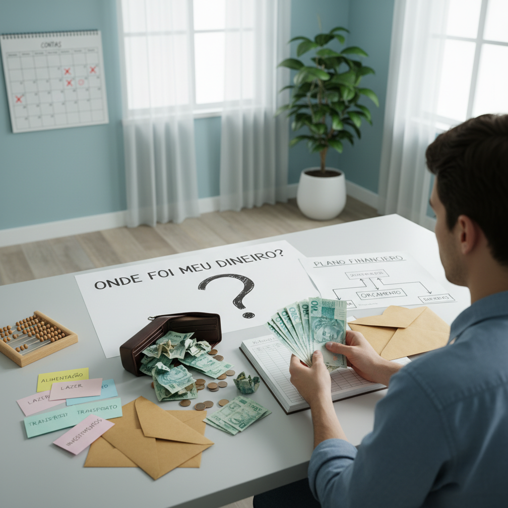 falta de controle financeiro