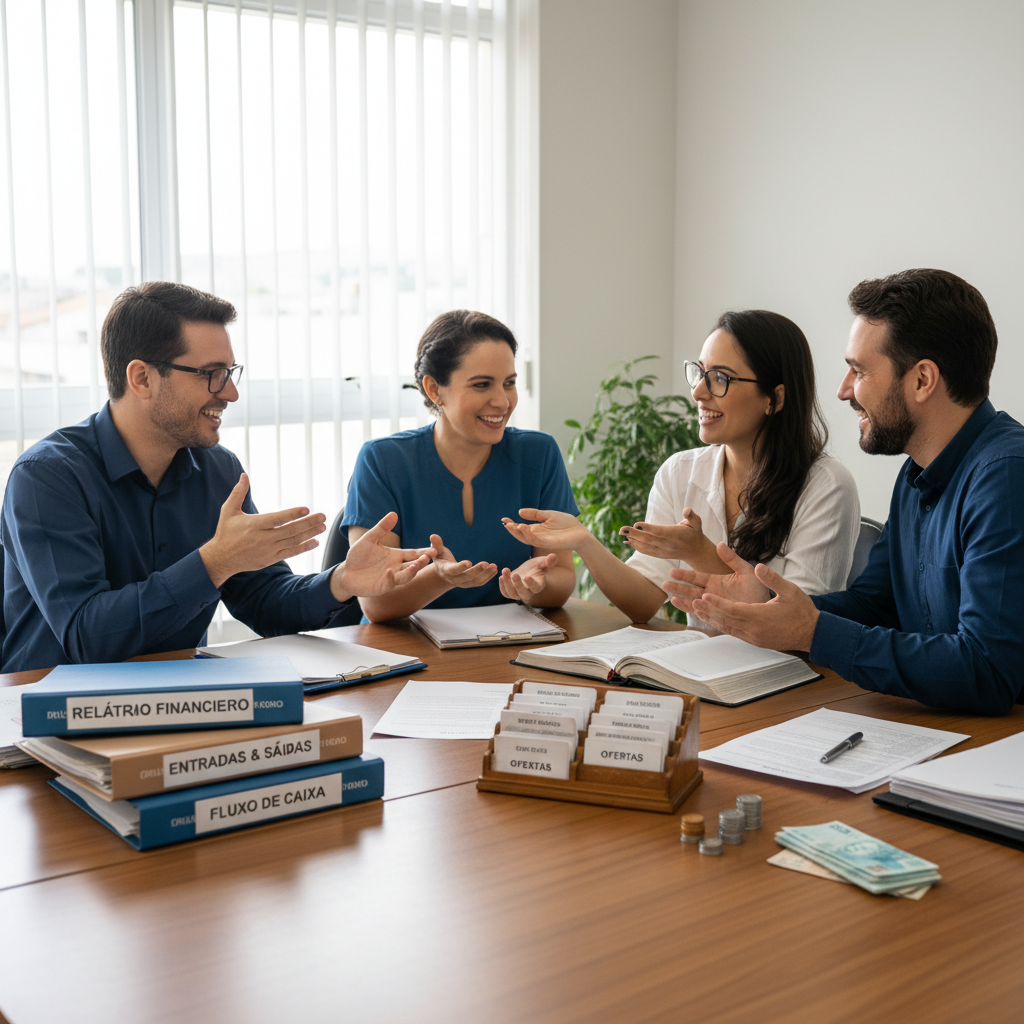 Fluxo de caixa simplificado para controle financeiro para igrejas sem planilhas complexas