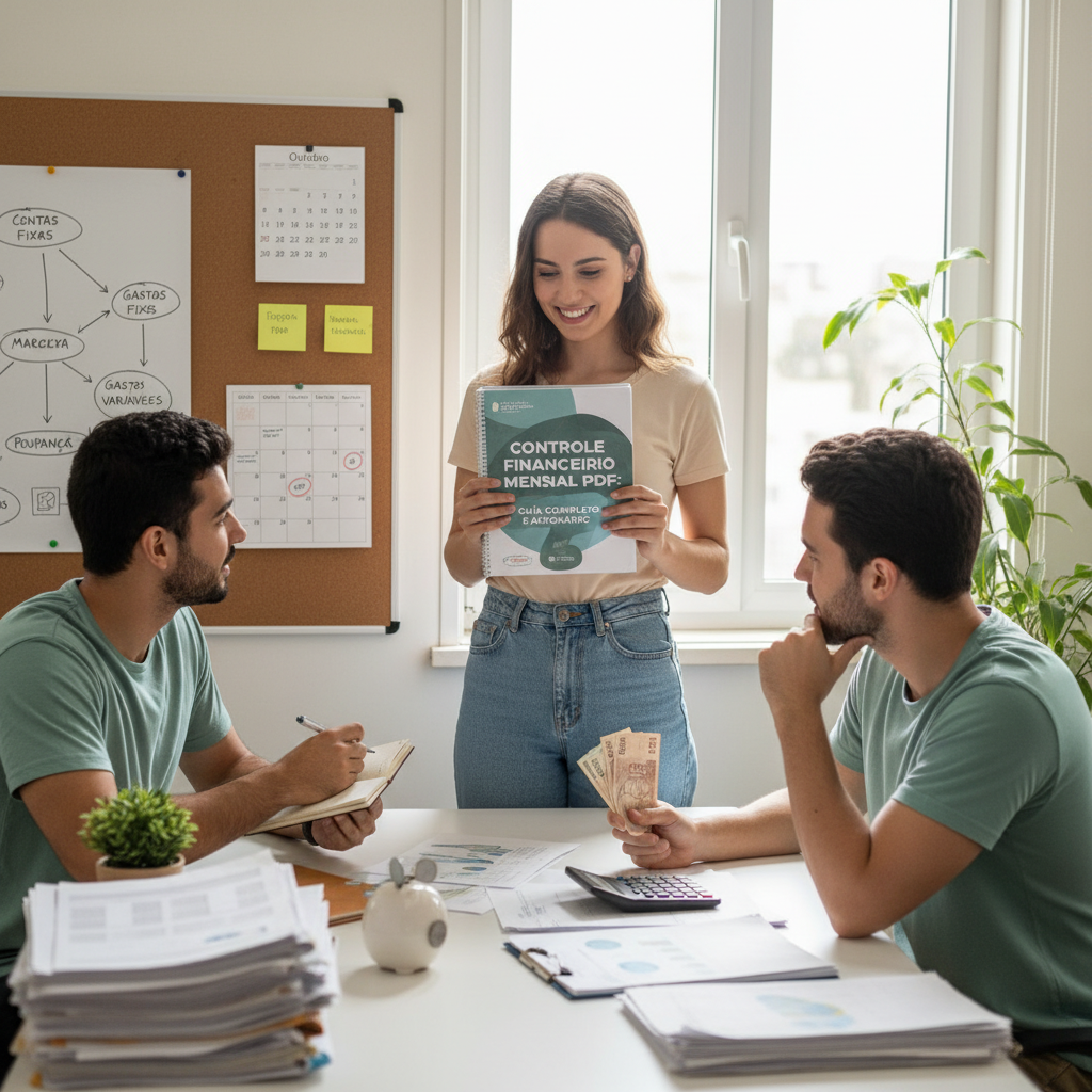 Controle Financeiro Mensal em PDF