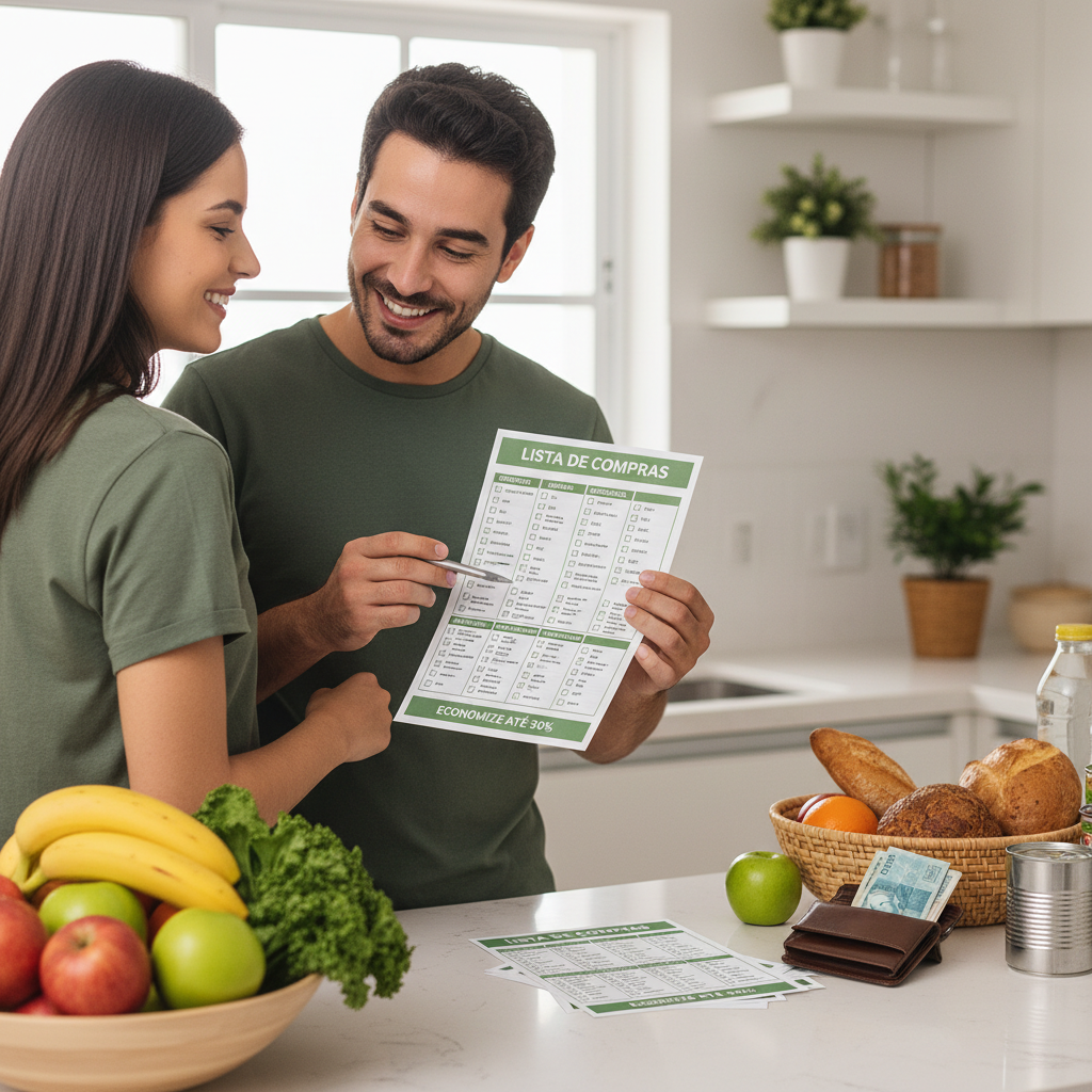 categorias de lista de compras para imprimir divididas por cores