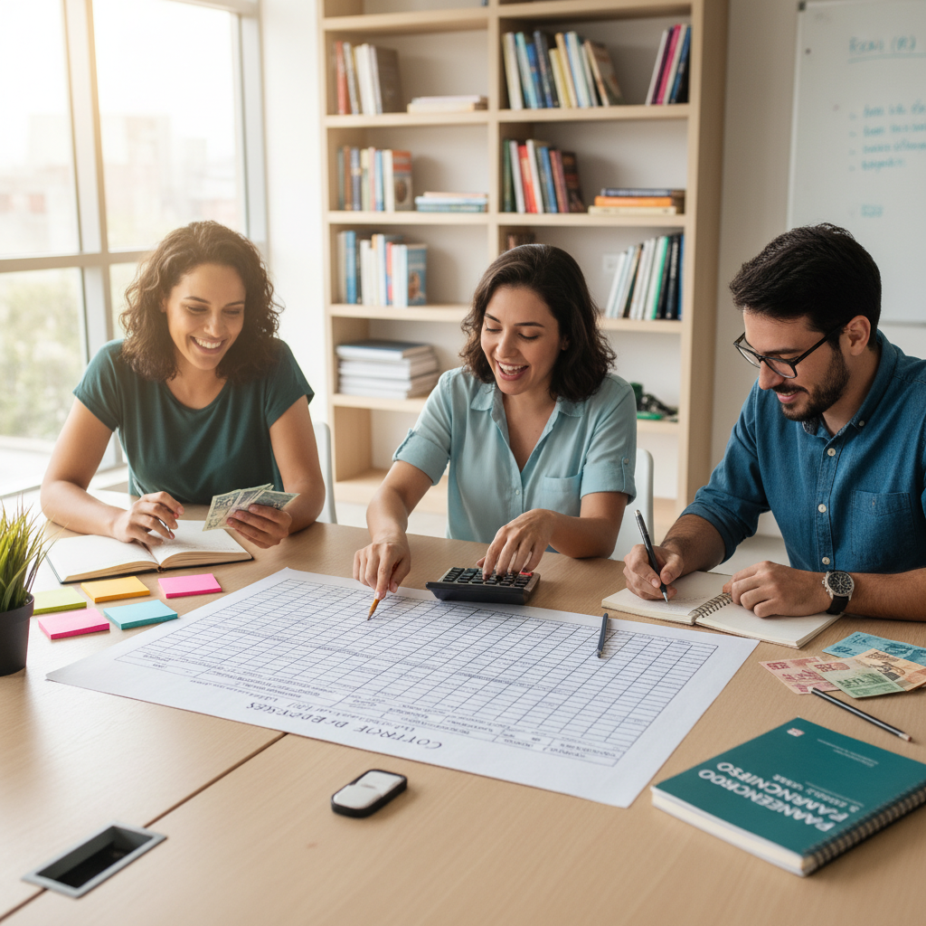 Passo a passo visual para criar planilha de controle de despesas excel do zero