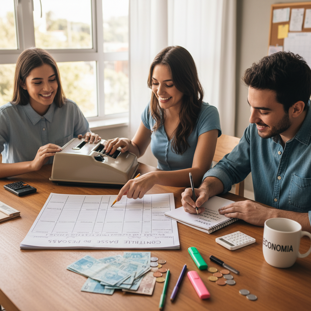 Passo a passo de como montar controle de gastos pessoais excel