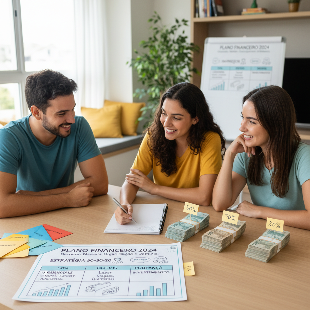 Utilizando o ZapGastos para organizar despesas mensais seguindo a regra 50 30 20