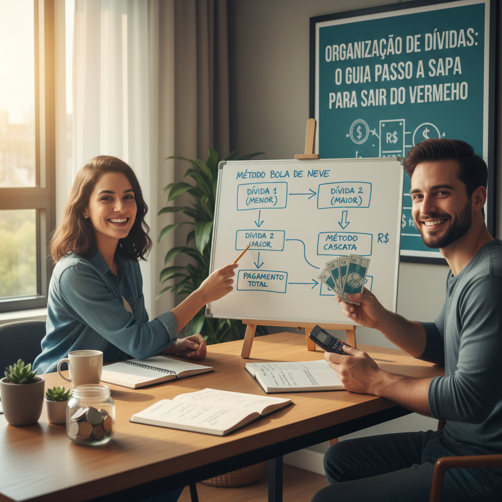 Comparação entre métodos Bola de Neve e Cascata para pagamento de dívidas
