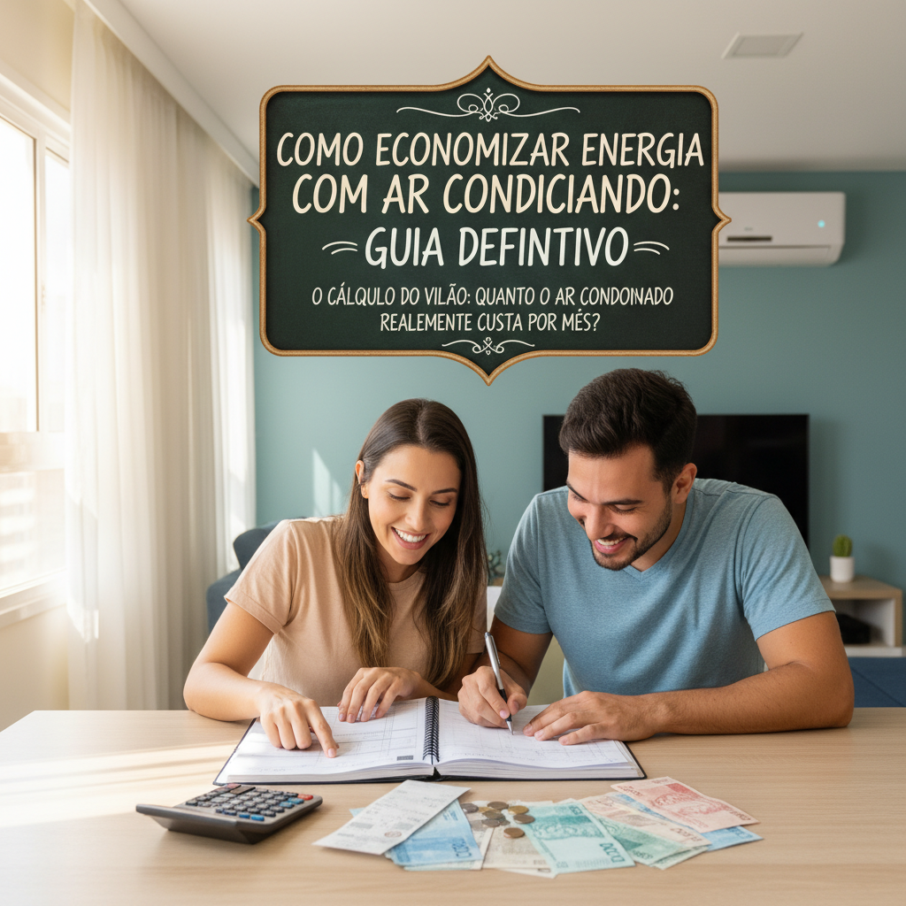 Cálculo matemático do consumo de energia do ar condicionado