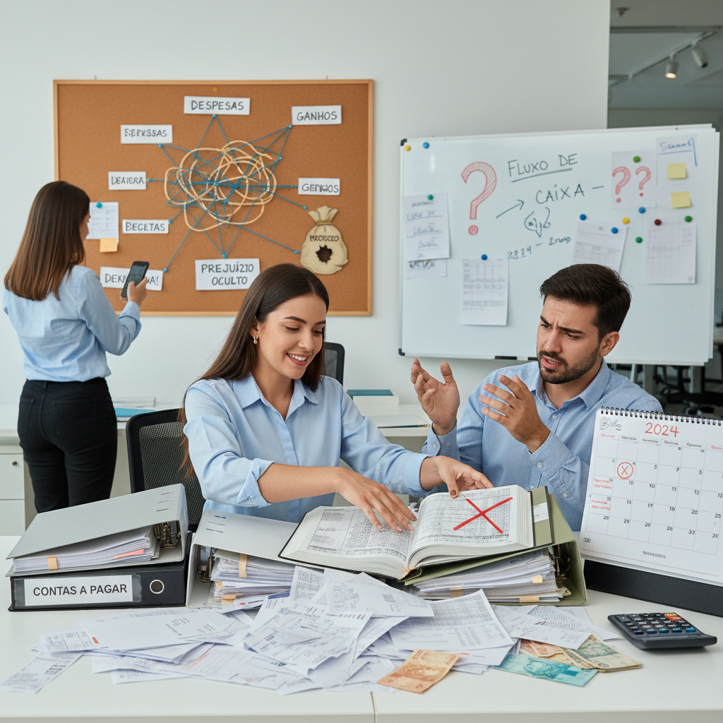 Gestão Financeira Software: Como Revolucionar Suas Finanças Gráfico mostrando perdas financeiras por falta de controle em gestão financeira software