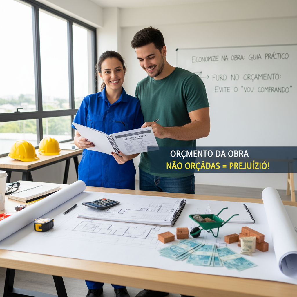 Registro de compras de materiais de construção para evitar erros de orçamento de obra