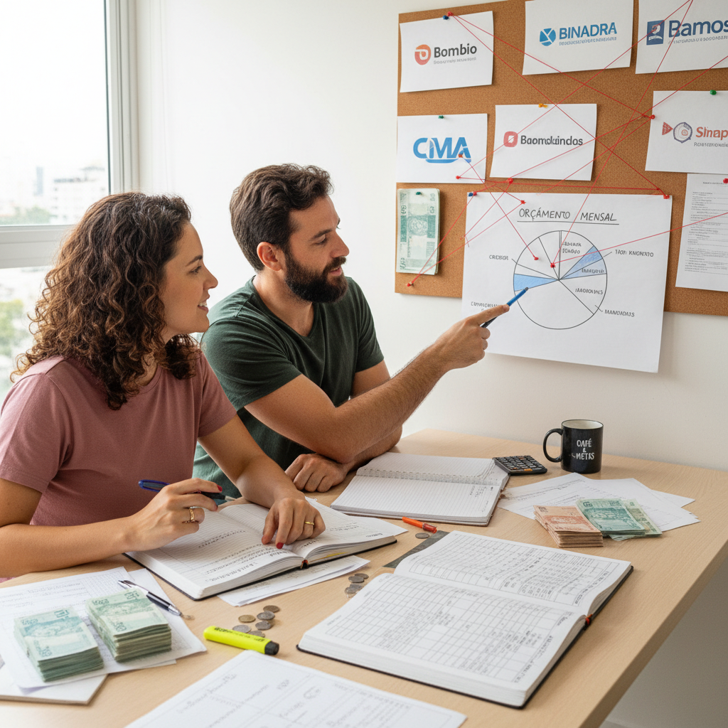 Mapeamento de credores e taxas de juros para organização de dívidas