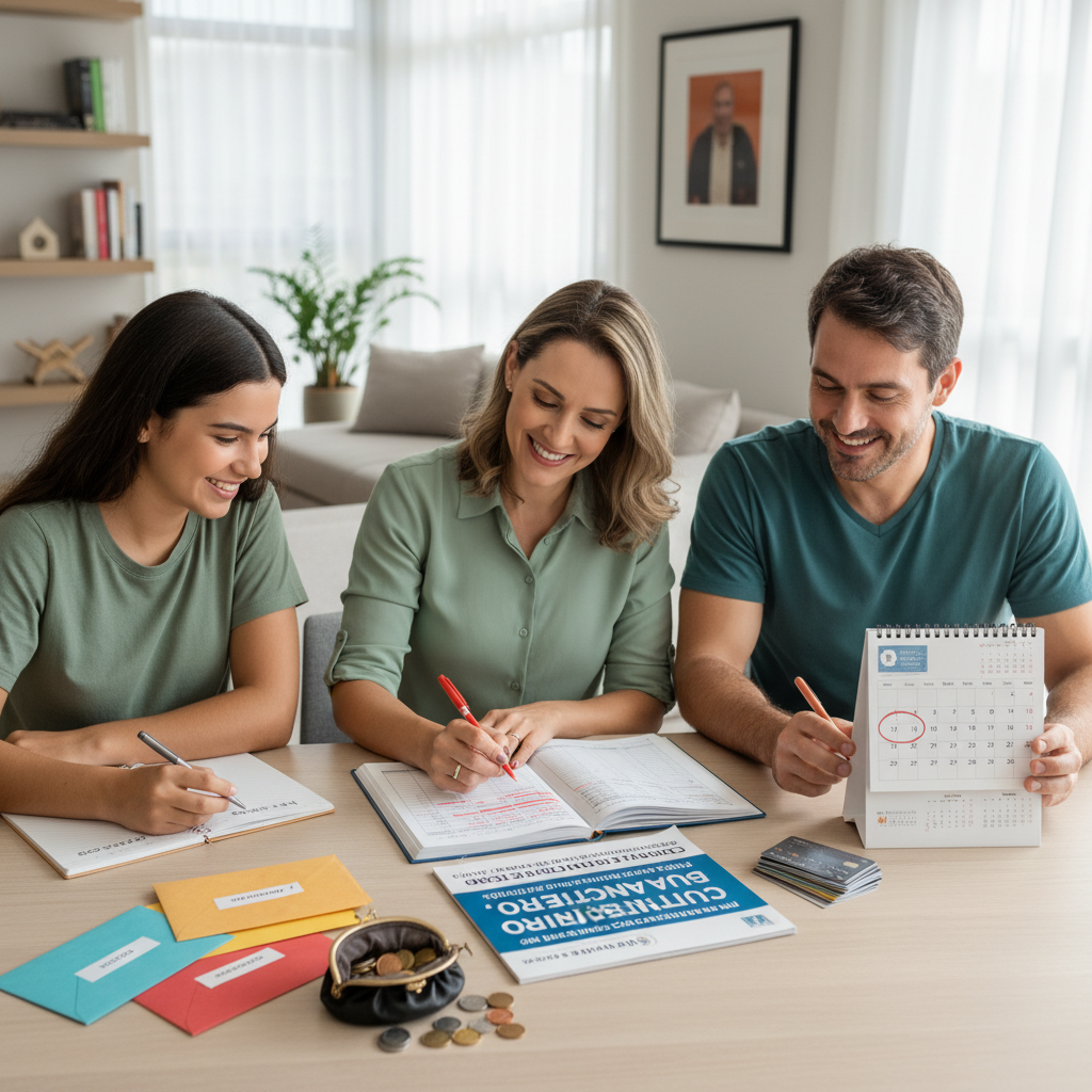 Homem analisando fatura de cartão de crédito e pensando no controle de gastos cartão de crédito