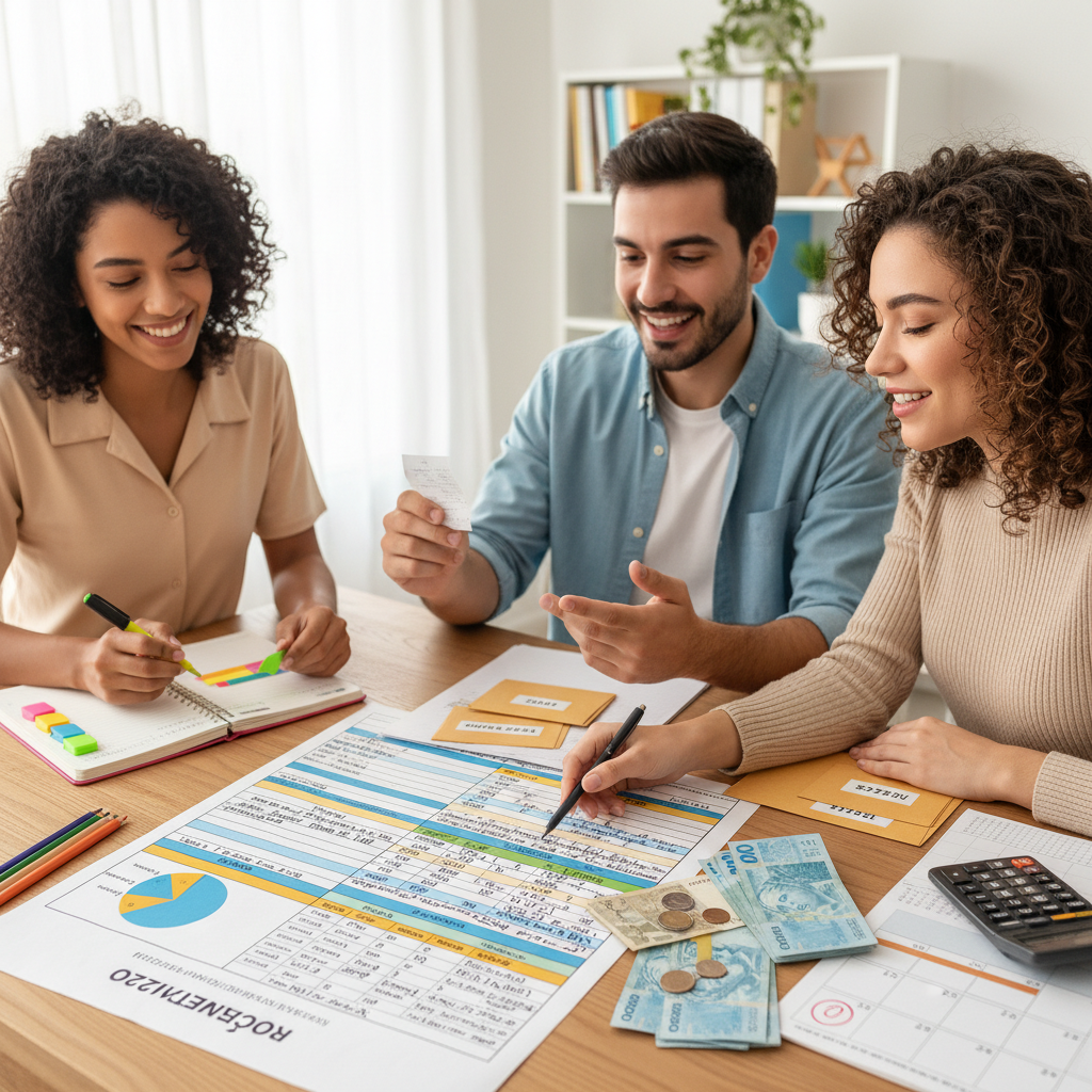 Comparação entre planilhas tradicionais e controle financeiro online grátis no celular