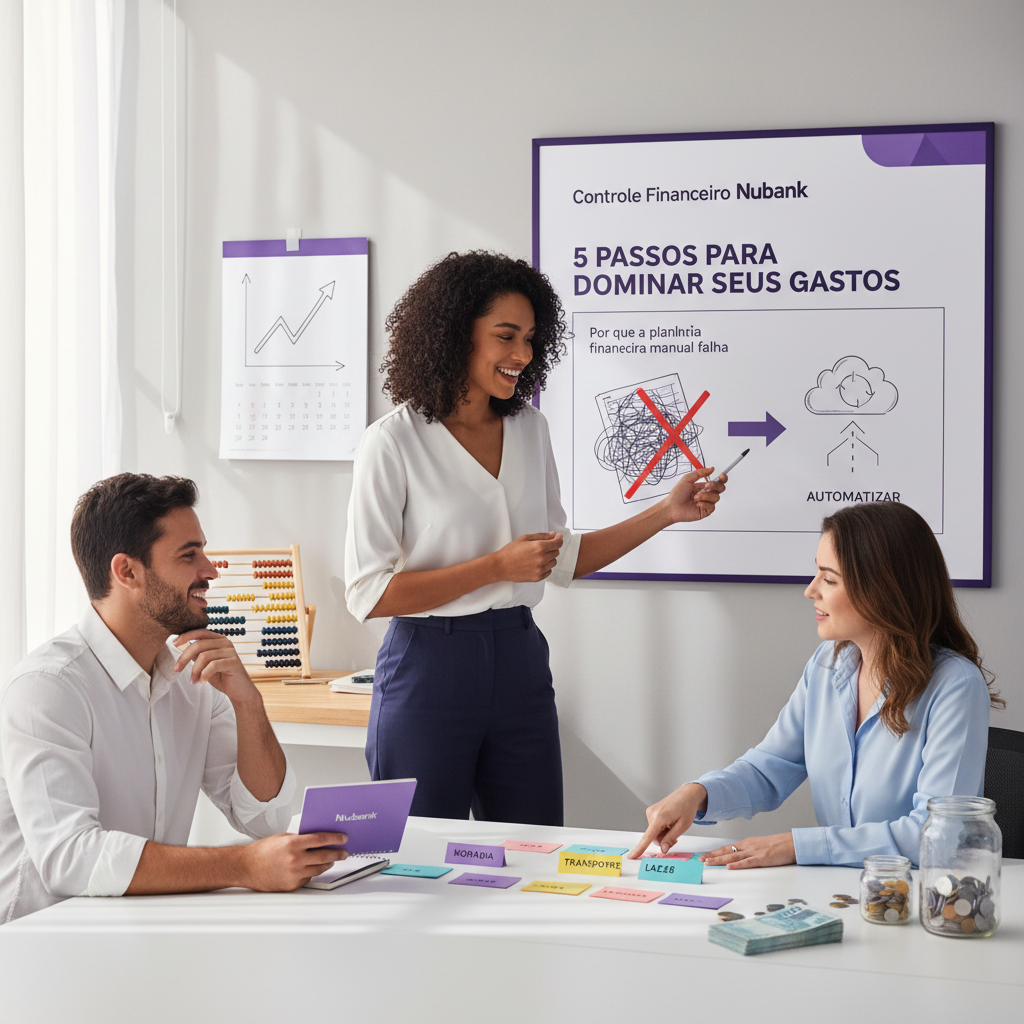 Comparação entre uma planilha complexa cheia de erros e a facilidade do registro por WhatsApp