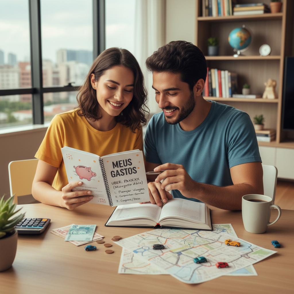 Psicologia dos microgastos e como economizar no uber registrando despesas