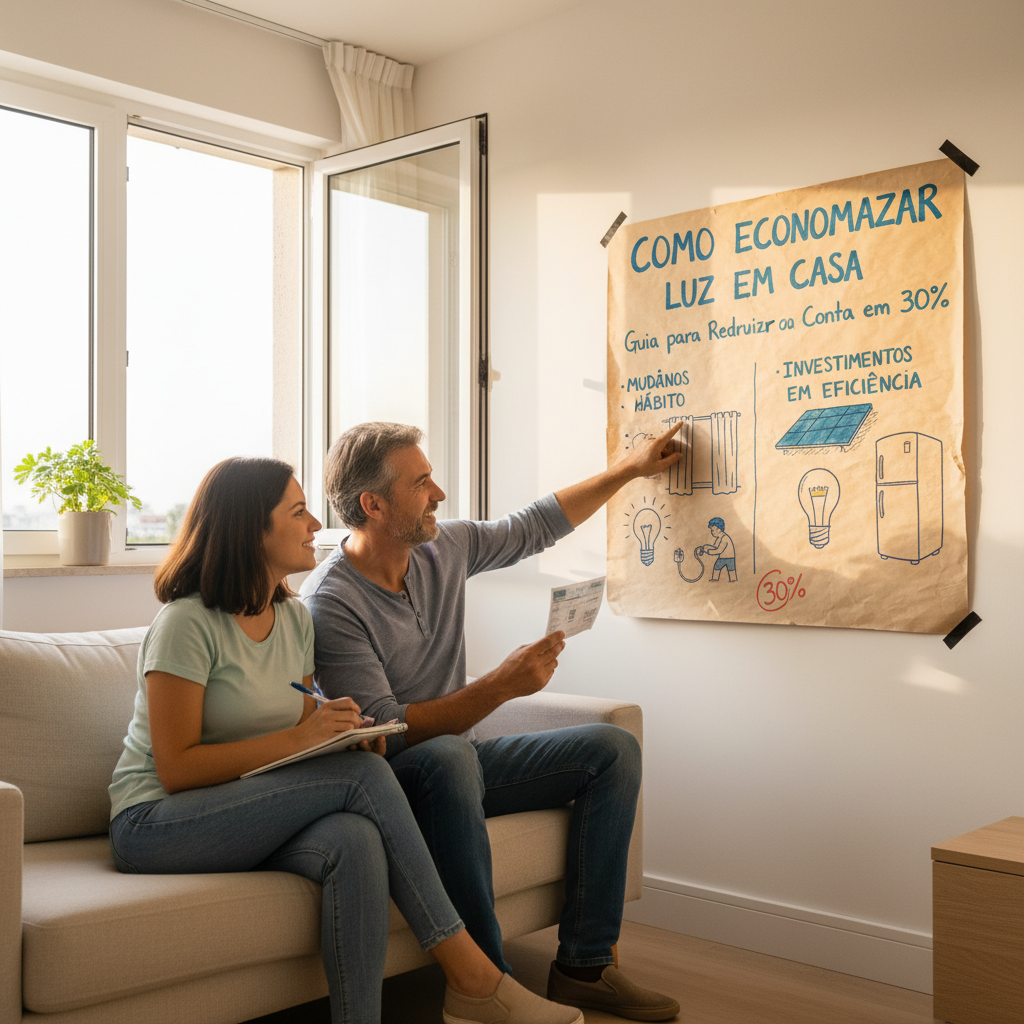 Diferença entre mudança de hábitos e investimentos em eficiência energética