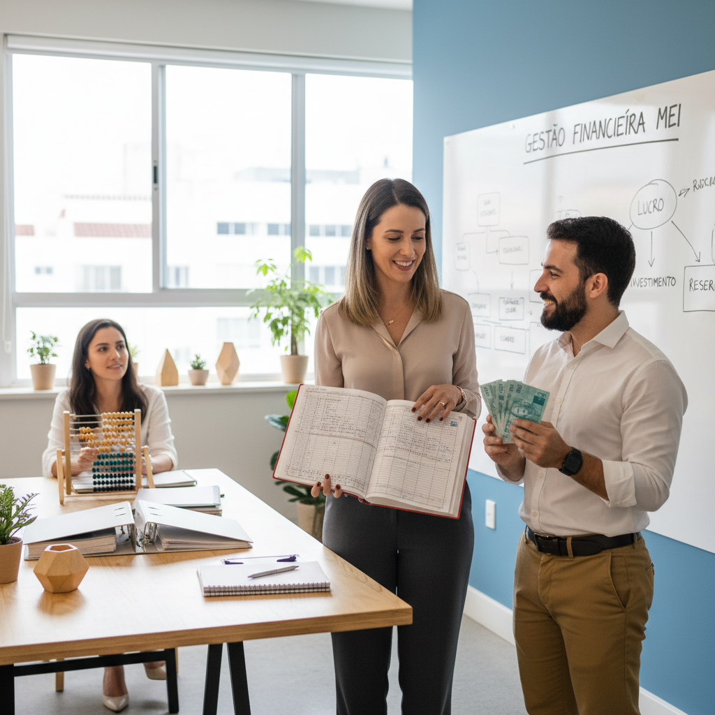 Gestor de tráfego pago analisando métricas de sucesso e ROI para empresas