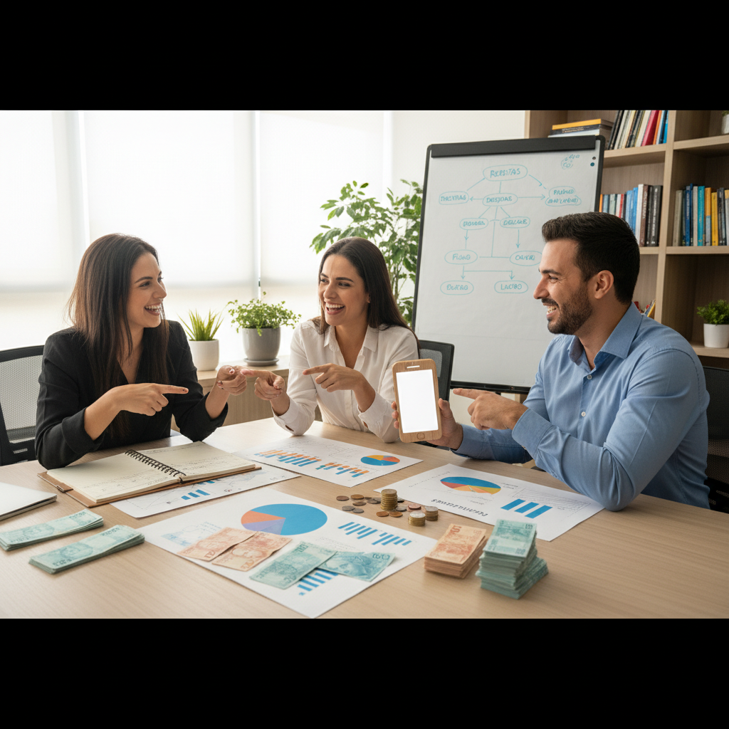 O que é um app de controle financeiro empresarial e como ele funciona na rotina do empreendedor