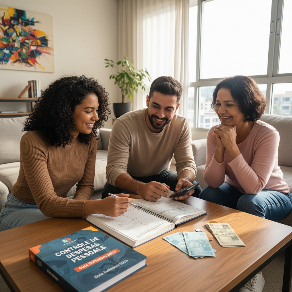 App para controle de despesas pessoais mostrando dashboards e análises financeiras