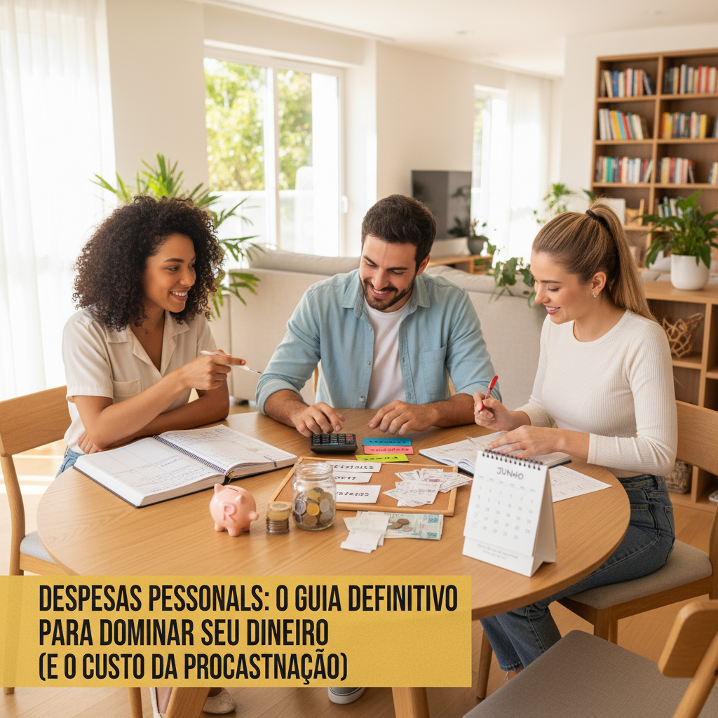 Pessoa frustrada tentando preencher despesas pessoais em uma planilha complexa