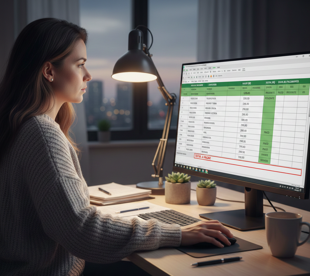 Controle de Contas a Pagar Excel Grátis
