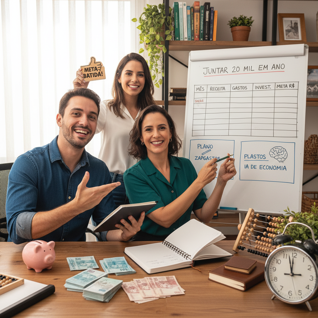 Como Juntar 20 Mil em 1 Ano