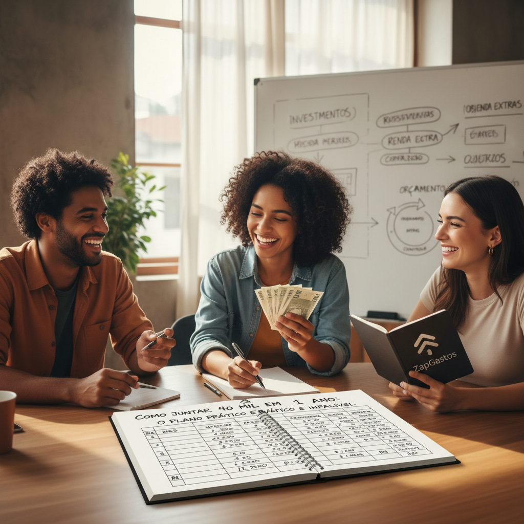 Como Juntar 40 Mil em 1 Ano