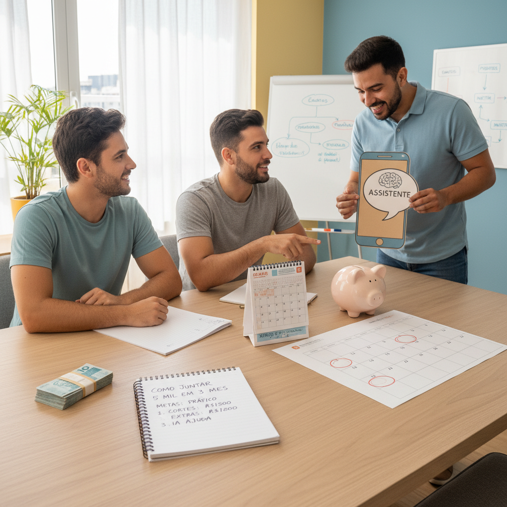 como juntar 5 mil em 3 meses.