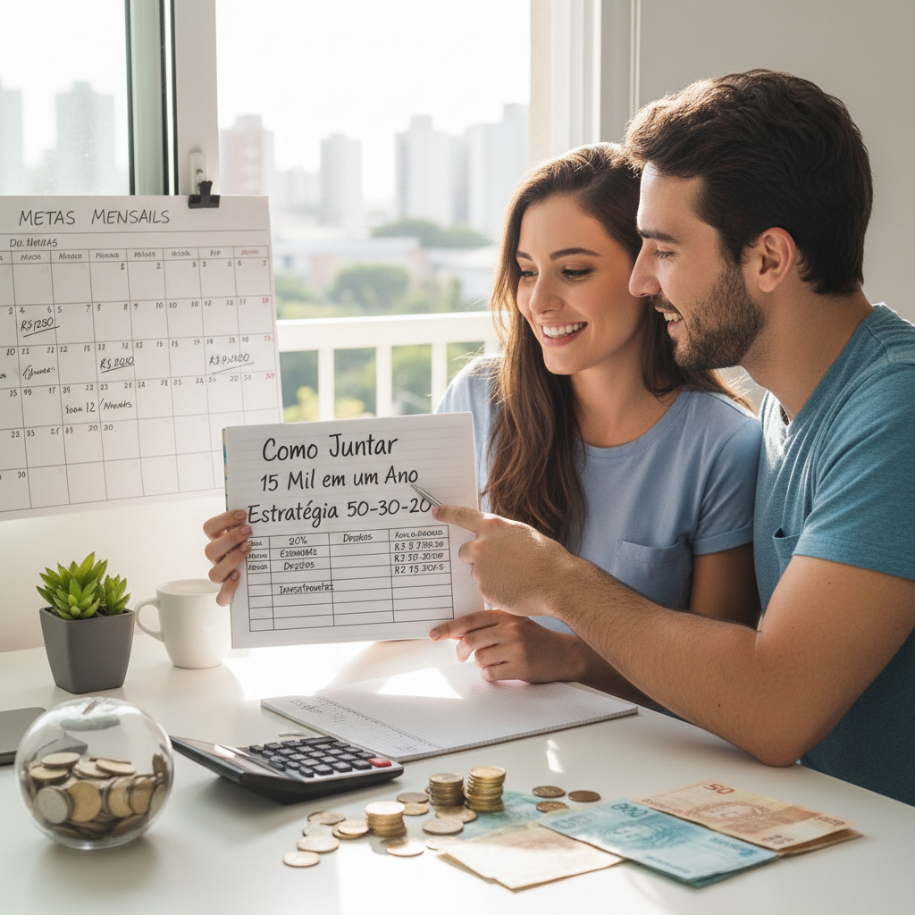 Gráfico da estratégia 50-30-20 para controle financeiro