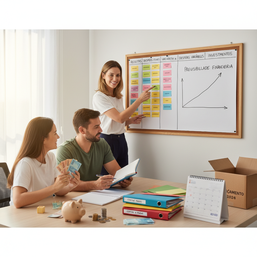 Gráficos financeiros mostrando a diferença entre olhar o passado e prever o futuro financeiro