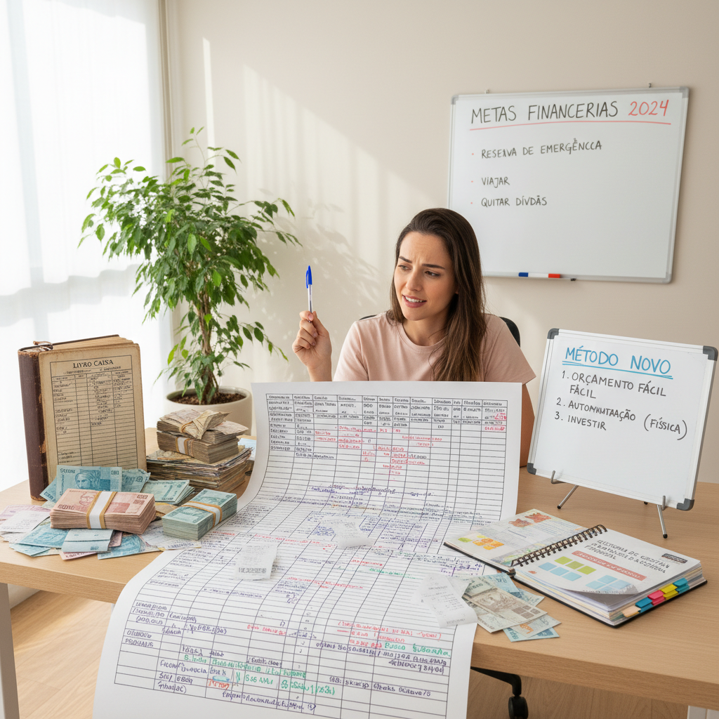 Comparação entre planilha manual e sistema de gestão financeira pessoal automatizado