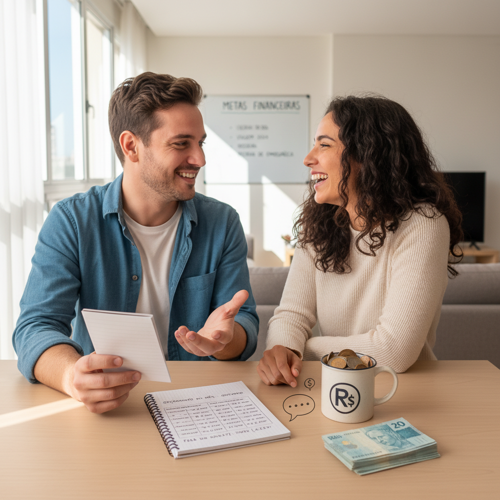 Interface do WhatsApp mostrando registro de gastos e inteligência artificial do ZapGastos