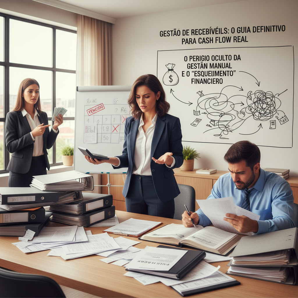 Perigos da gestão financeira manual e esquecimento de cobranças