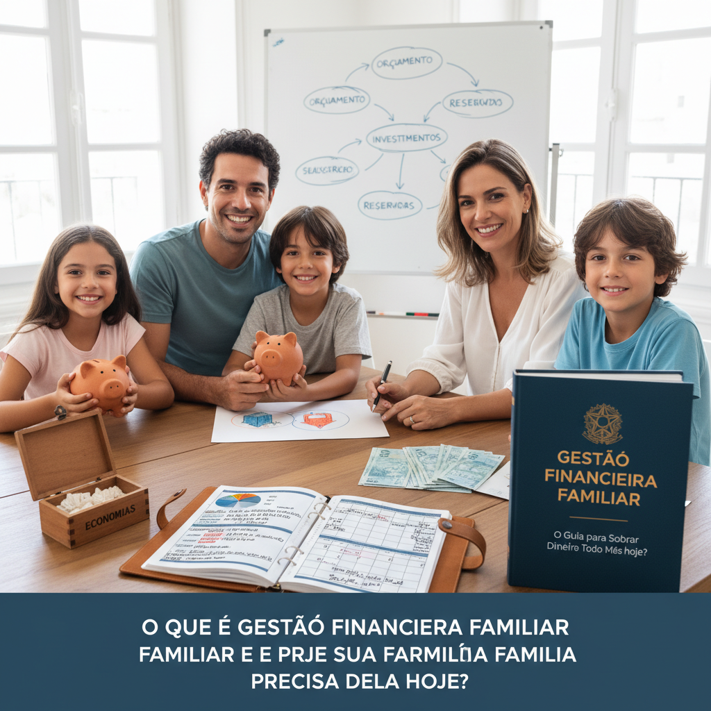 Gestão financeira familiar e planejamento coletivo em família