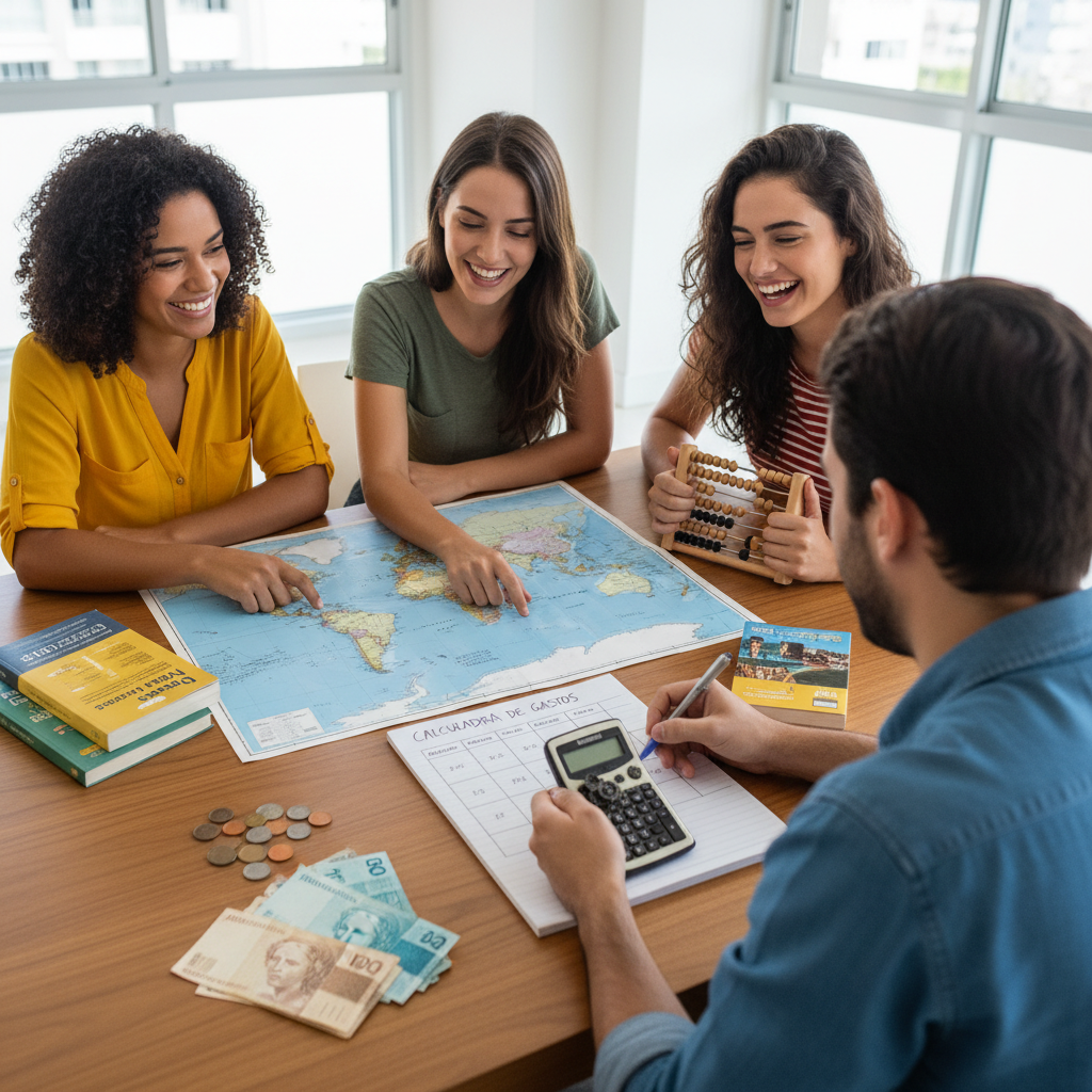 calculadora de gastos viagem e planejamento financeiro