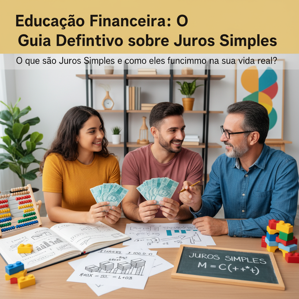 Educação Financeira Juros Simples: Guia Completo para Dominar o Custo do Dinheiro Educação financeira juros simples e aplicação prática no dia a dia
