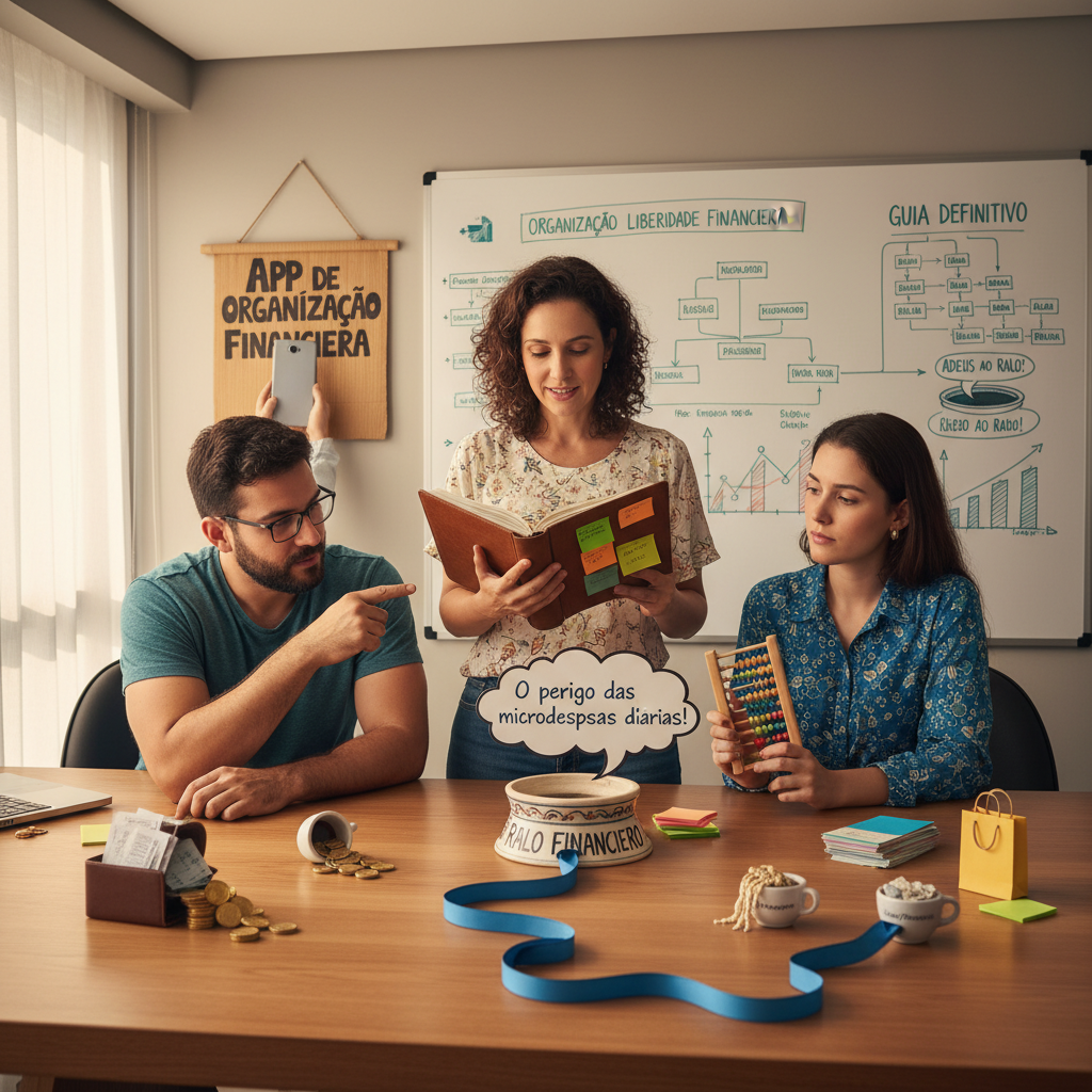 Moedas escorrendo por um ralo representando a falta de organização financeira app