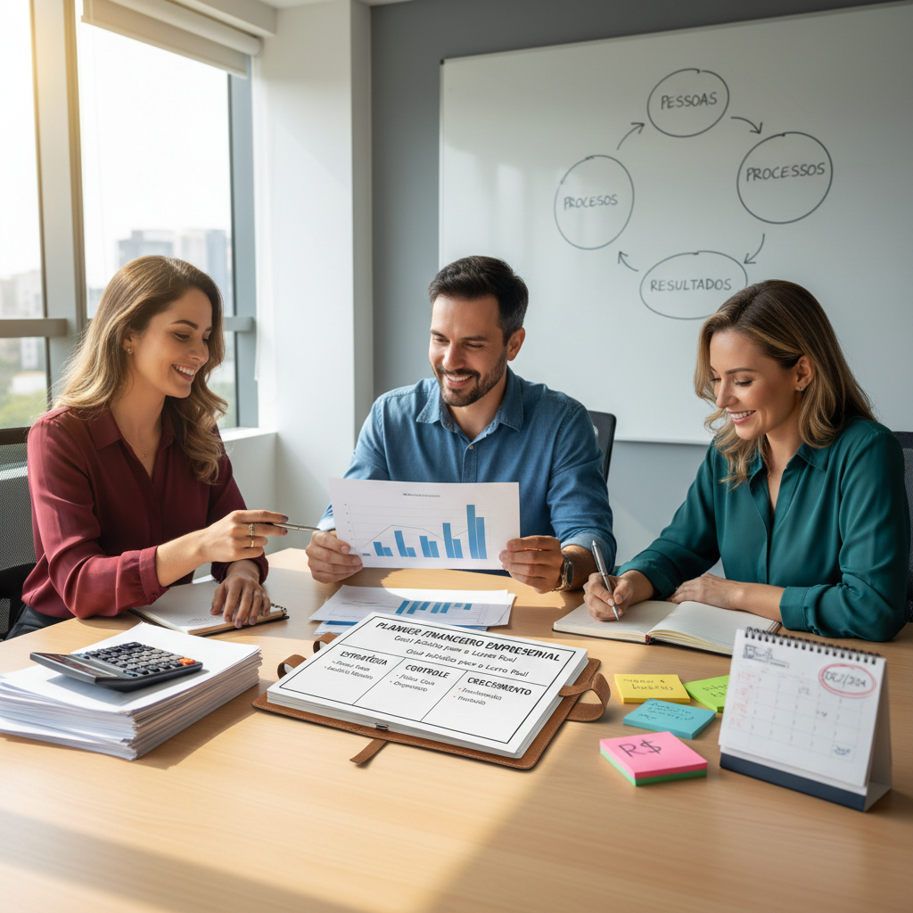 Os três pilares do planner financeiro empresarial: fluxo, projeção e margem