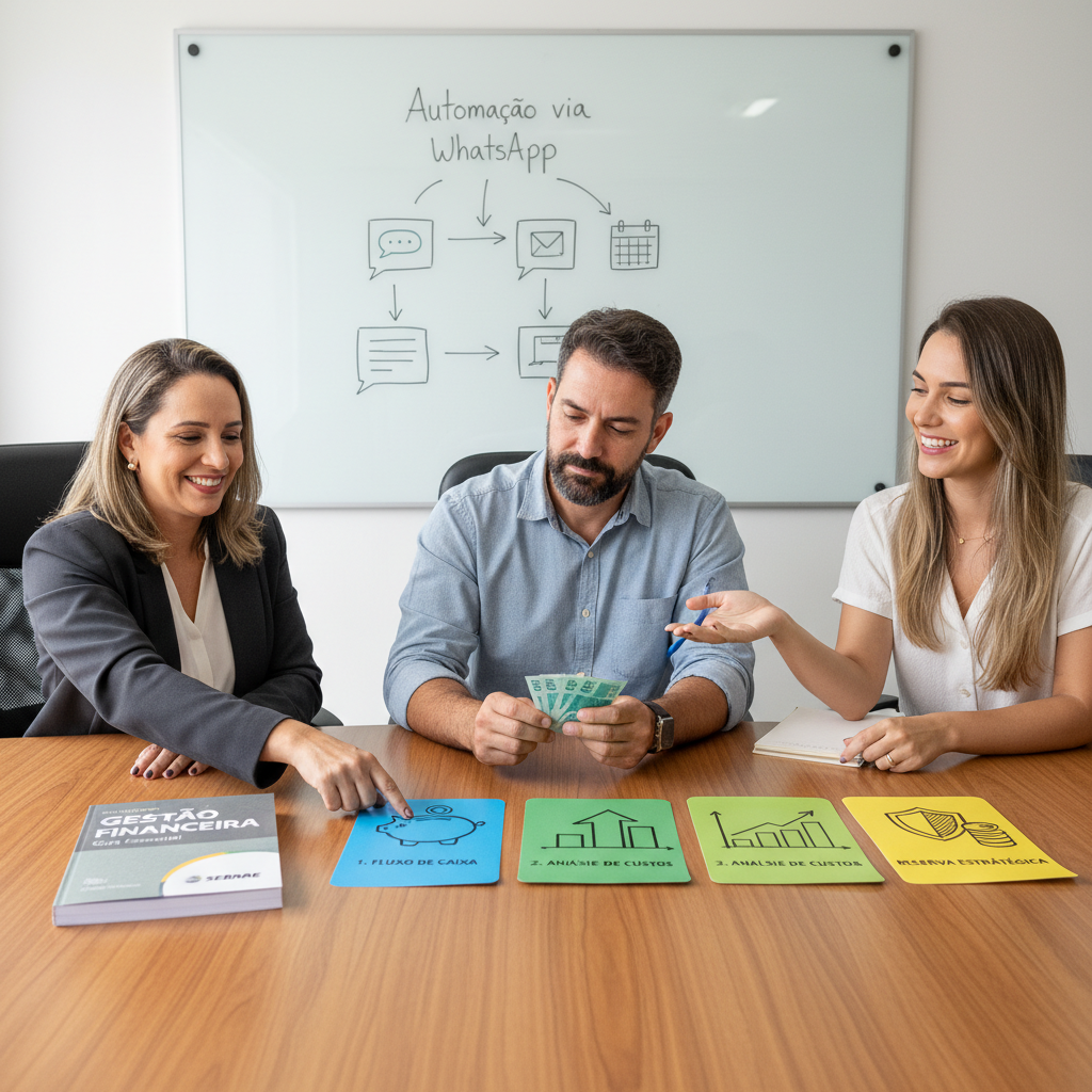 Gestão Financeira Sebrae PDF: Guia para Transformar Seu Negócio e Automatizar no WhatsApp Os 3 pilares da gestão financeira sebrae pdf: Fluxo de Caixa, Capital de Giro e DRE