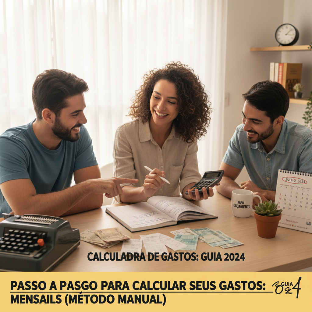 Passo a passo para usar calculadora de gastos e controle financeiro