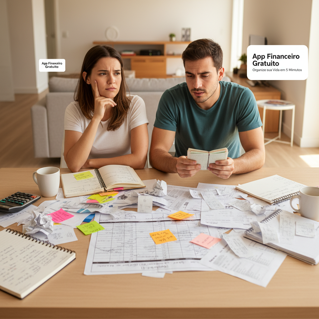 Por que planilhas e apps tradicionais falham no controle financeiro devido à alta fricção de registro