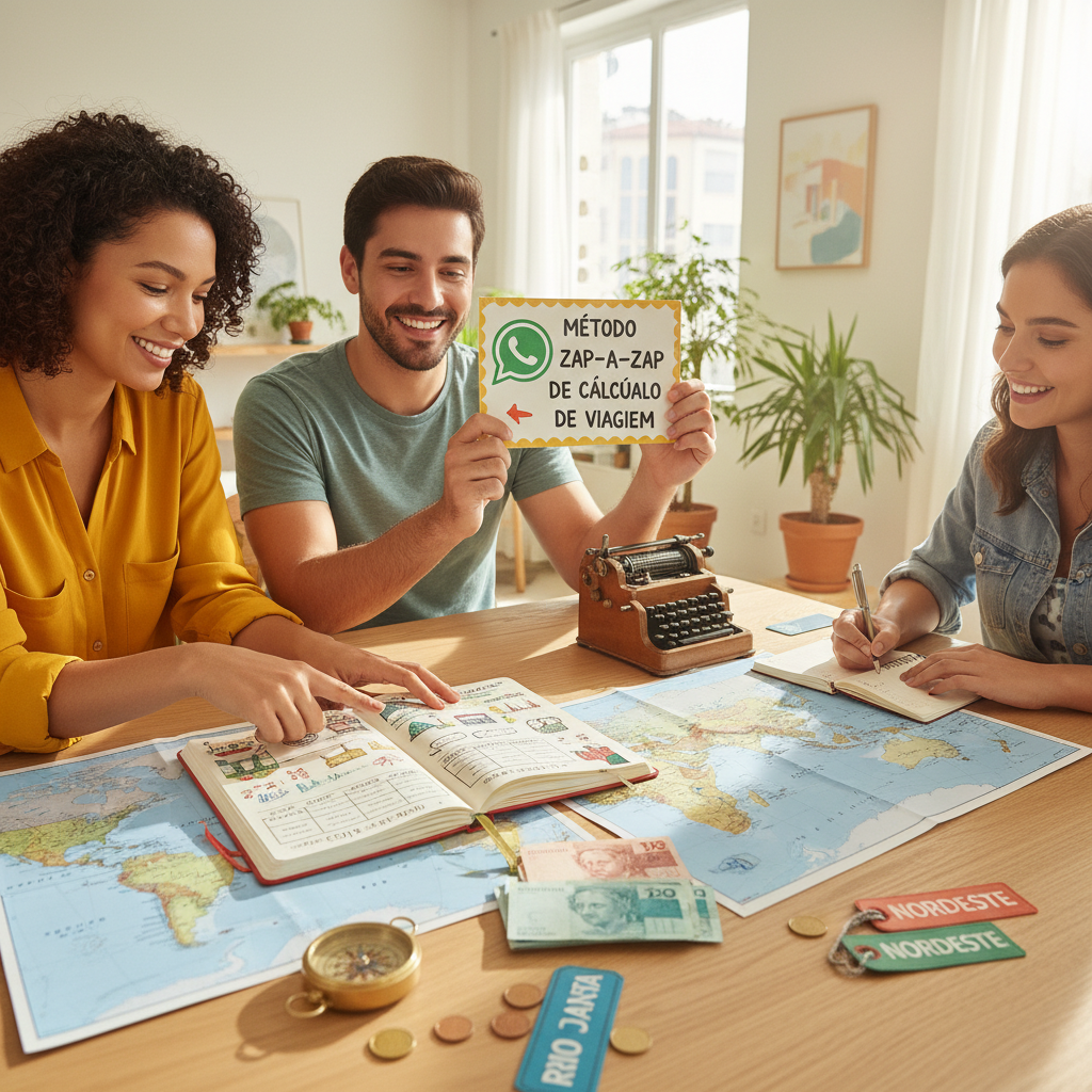 WhatsApp como calculadora de gastos viagem inteligente