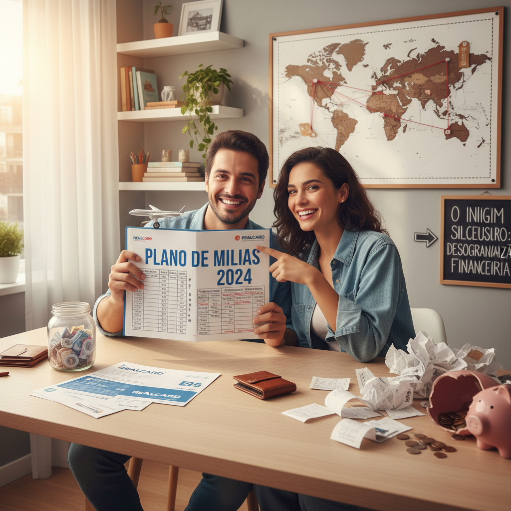 Desorganização financeira e perda de milhas aéreas