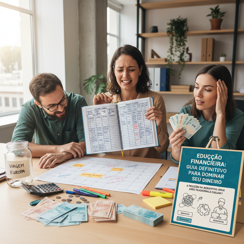 Dificuldade de usar planilhas e o conceito de fadiga da disciplina no controle de gastos