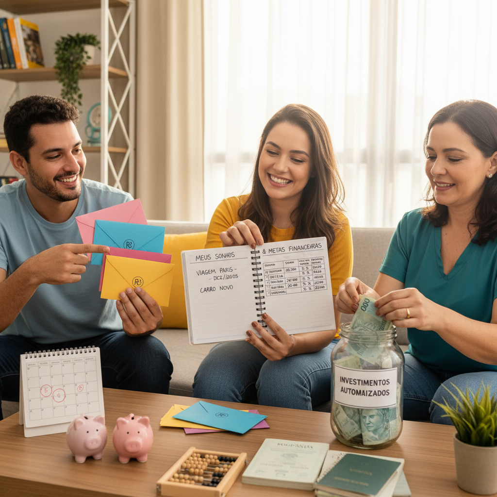 Guardar dinheiro com data para retirar