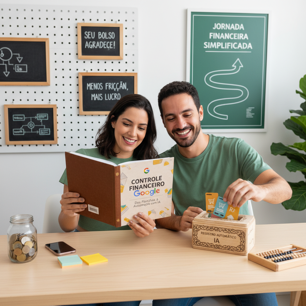 Barreira da fricção no controle financeiro google e a dificuldade de registro manual