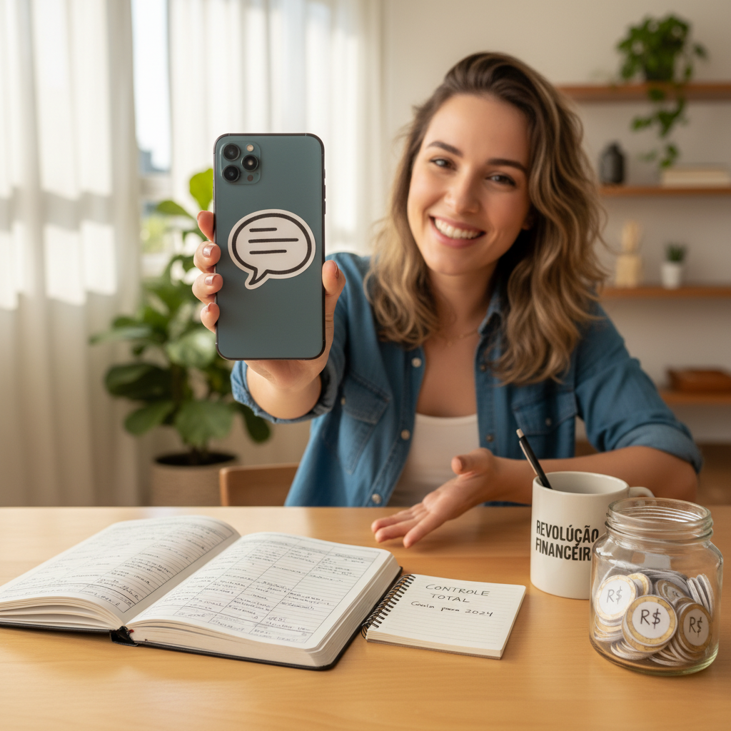 Inteligência Artificial no WhatsApp como o melhor organizador financeiro