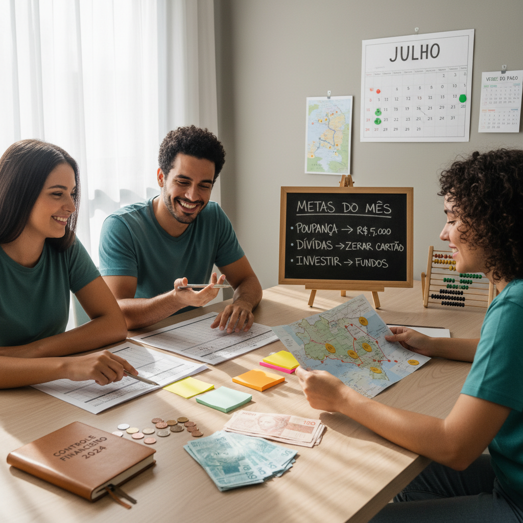 Interface de WhatsApp sendo usada para controle financeiro online pessoal de forma automática