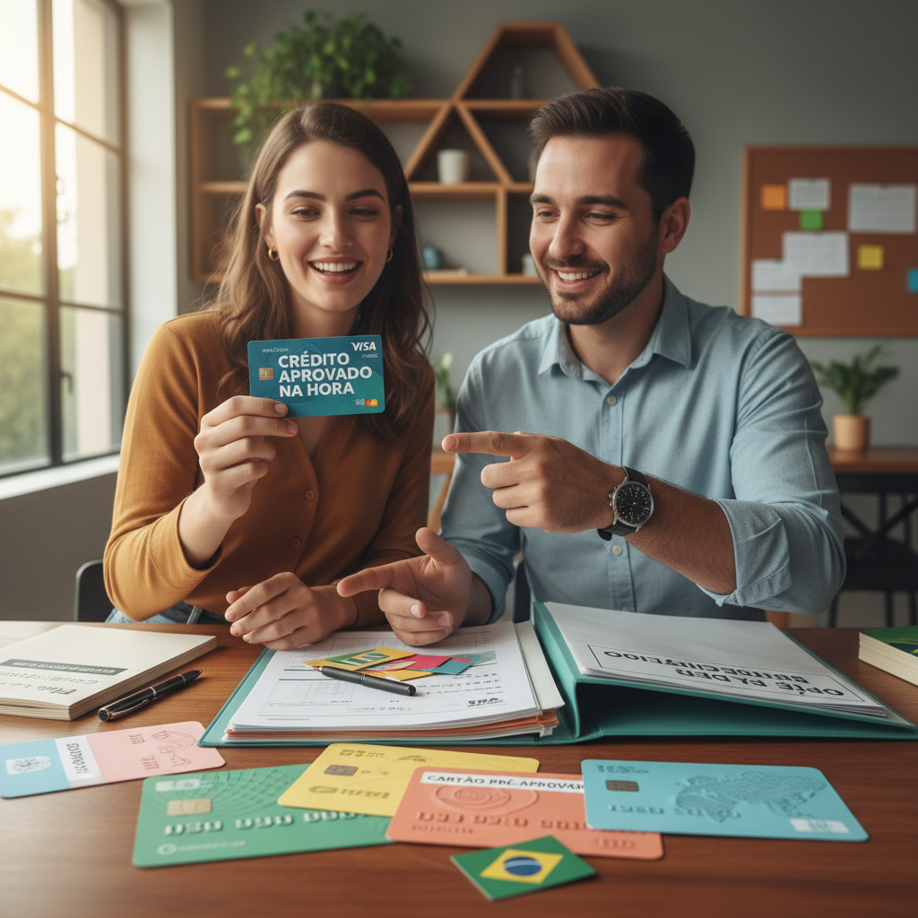 Lista de logotipos de bancos que oferecem cartão de crédito online aprovado na hora