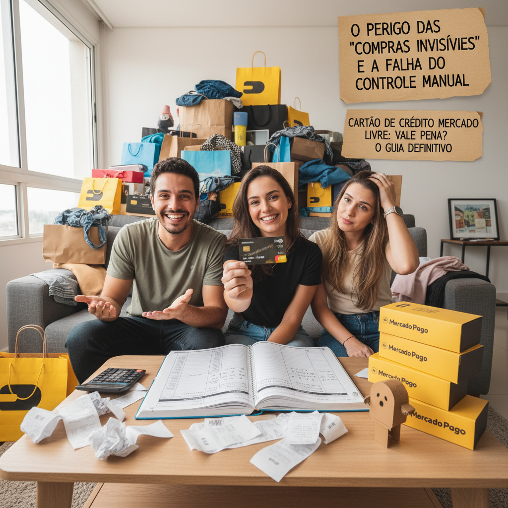 Perigo das compras invisíveis com o cartão de crédito do Mercado Livre